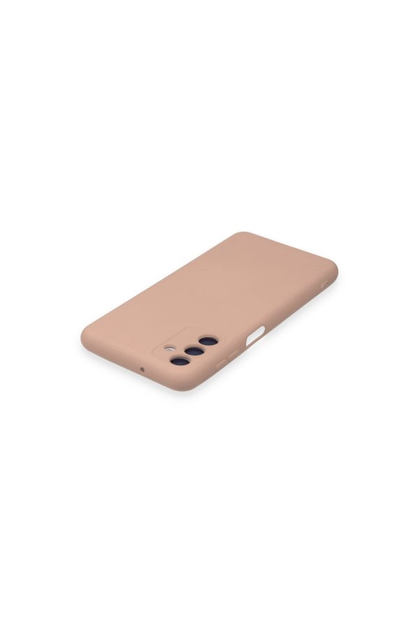 Evimdeyokyok Samsung Galaxy A14 4G Kılıf Nano İçi Kadife Silikon - Pudra