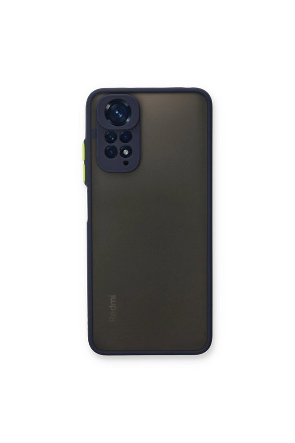 Evimdeyokyok Xiaomi Redmi Note 11 Kılıf Montreal Silikon Kapak - Lacivert