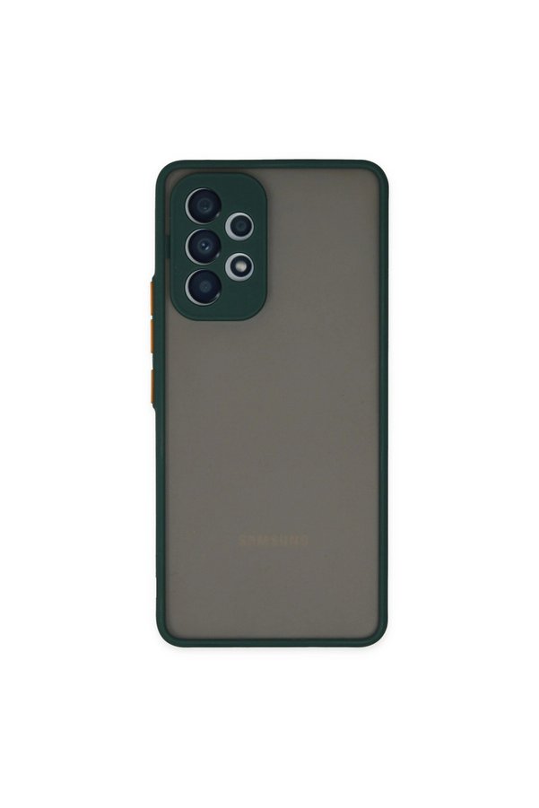 Evimdeyokyok Samsung Galaxy A33 5G Kılıf Montreal Silikon Kapak - Yeşil