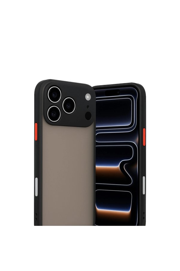 Evimdeyokyok Apple İphone 17 Pro Max Kılıf Montreal Silikon Kapak - Siyah