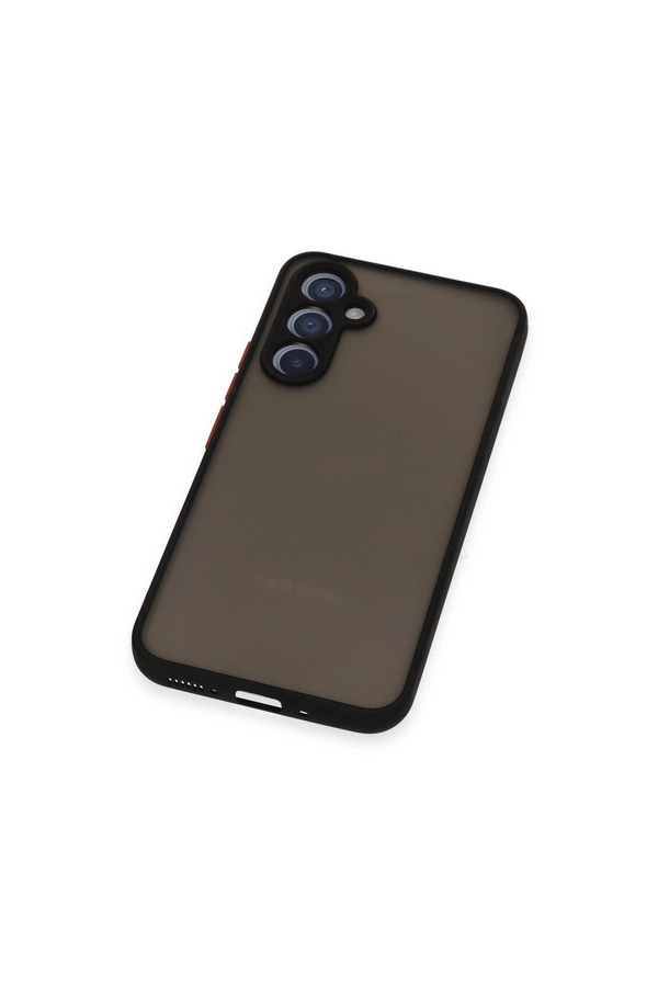 Evimdeyokyok Samsung Galaxy A34 5G Kılıf Montreal Silikon Kapak - Siyah