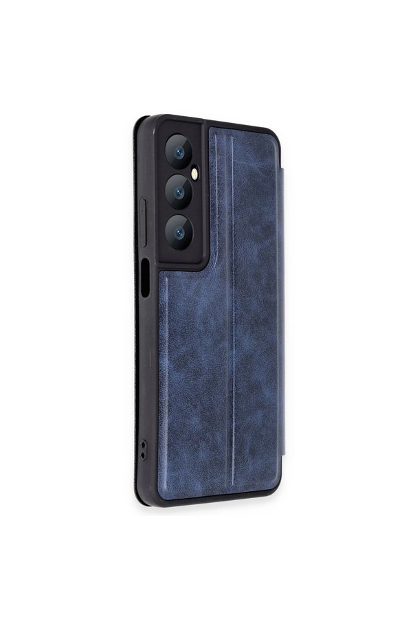 Evi̇mdeyokyok Realme C65 Kılıf Fli̇p Cover - Laci̇vert