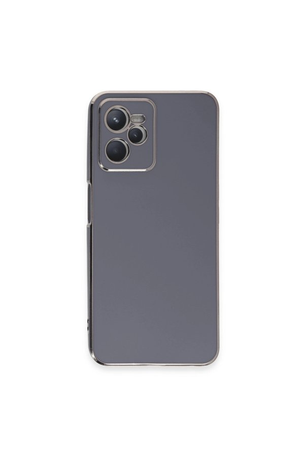 Evimdeyokyok Realme C35 Kılıf Volet Silikon - Mavi
