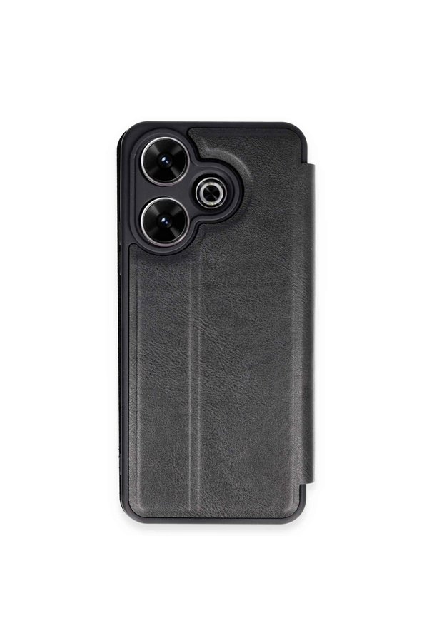 Evimdeyokyok Xiaomi Redmi 13 4G Kılıf Flip Cover - Siyah