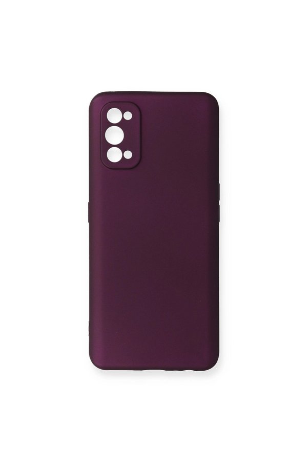 Evimdeyokyok Realme 7 Pro Kılıf First Silikon - Mürdüm
