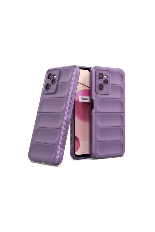 Evimdeyokyok Realme C35 Kılıf Optimum Silikon - Mor