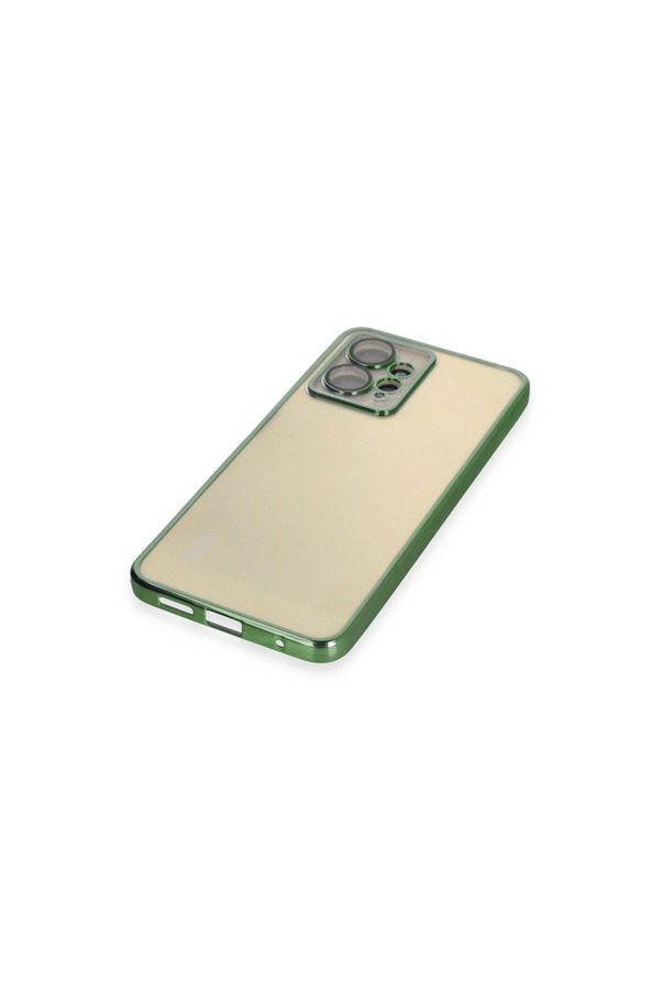 Evimdeyokyok Xiaomi Redmi Note 12 4G Kılıf Razer Lensli Silikon - Yeşil