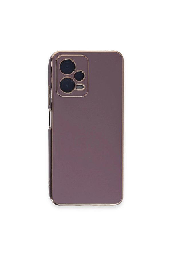 Evimdeyokyok Xiaomi Poco X5 5G Kılıf Volet Silikon - Mor