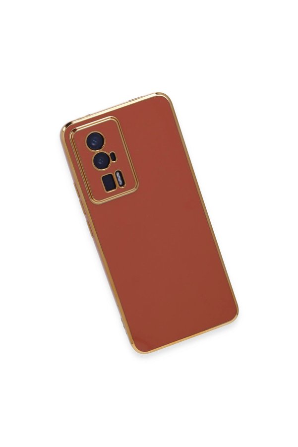 Evimdeyokyok Xiaomi Poco F5 Pro Kılıf Volet Silikon - Kırmızı