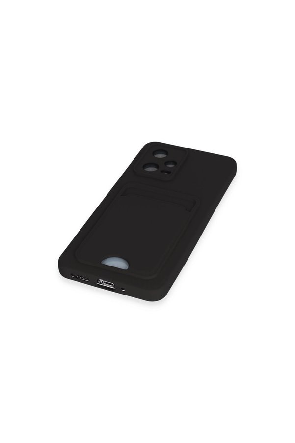 Evimdeyokyok Xiaomi Poco X5 5G Kılıf Kelvin Kartvizitli Silikon - Siyah