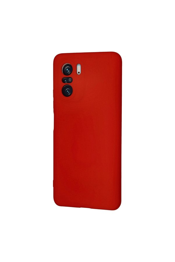 Evimdeyokyok Xiaomi Poco F3 Kılıf Nano İçi Kadife Silikon - Kırmızı