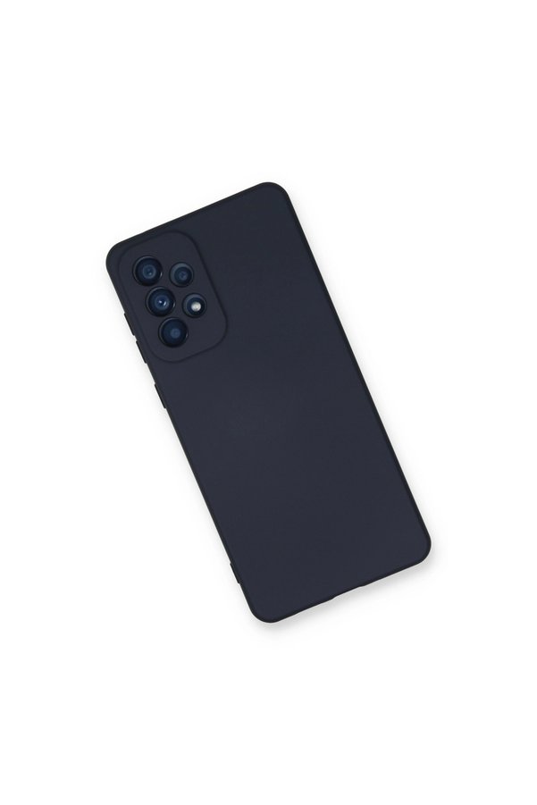Evimdeyokyok Samsung Galaxy A53 5G Kılıf Nano İçi Kadife Silikon - Lacivert
