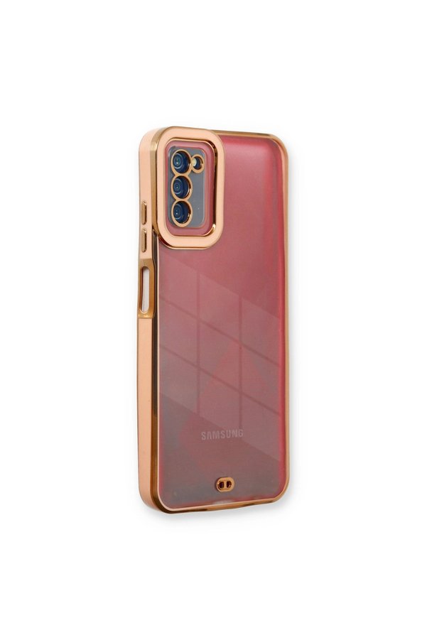 Evimdeyokyok Samsung Galaxy A03S Kılıf Liva Lens Silikon - Rose