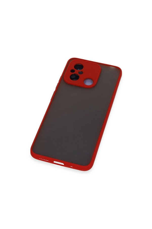 Evimdeyokyok Xiaomi Redmi 12C Kılıf Montreal Silikon Kapak - Kırmızı