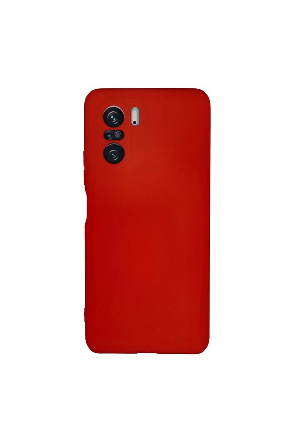 Evimdeyokyok Xiaomi Poco F3 Kılıf Nano İçi Kadife Silikon - Kırmızı