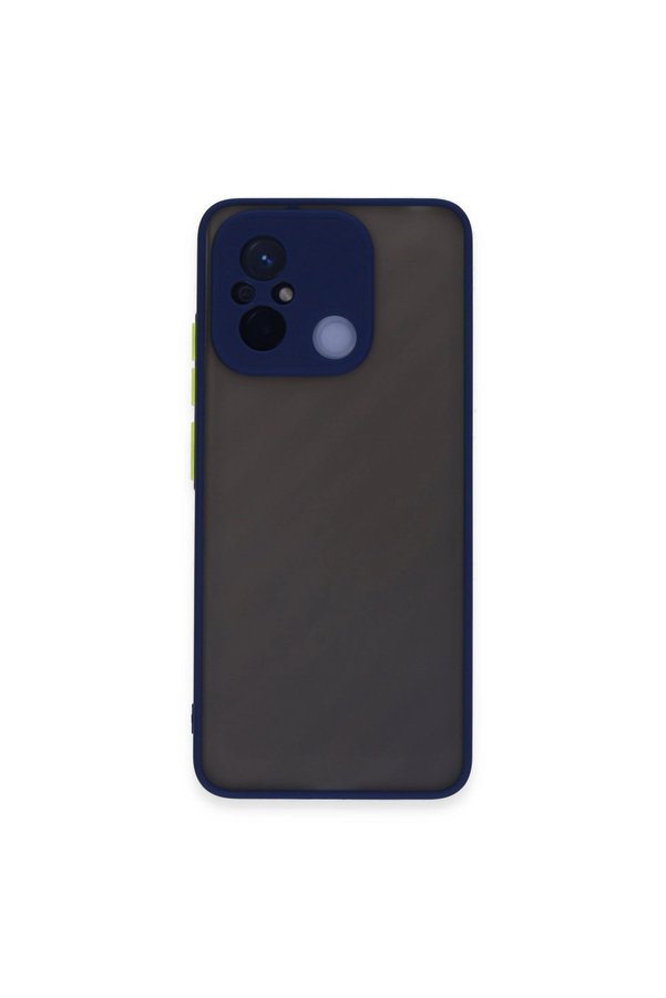 Evimdeyokyok Xiaomi Redmi 12C Kılıf Montreal Silikon Kapak - Lacivert
