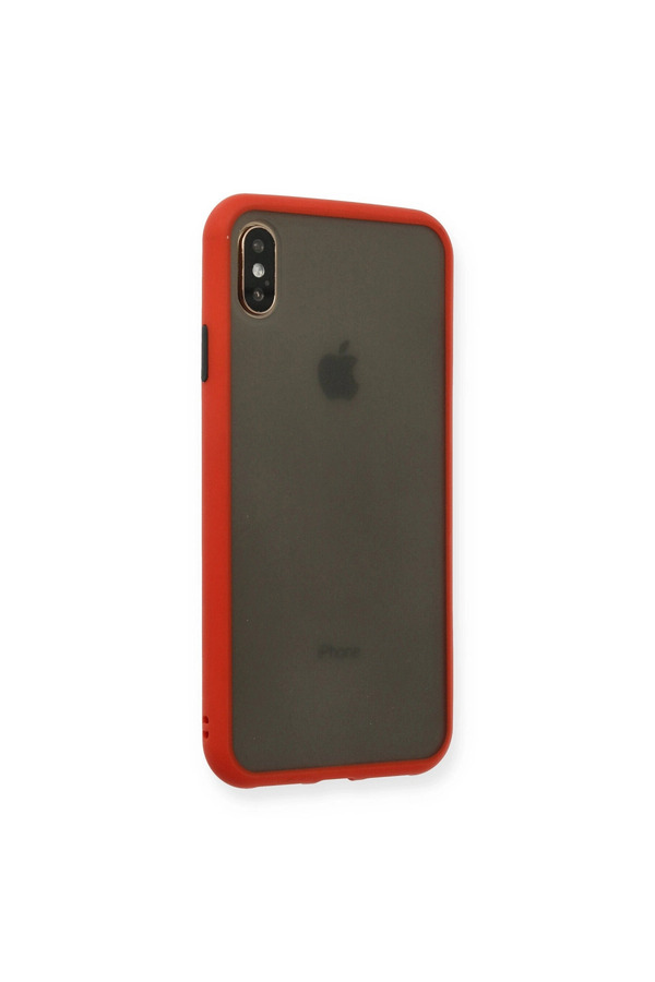 Evimdeyokyok Apple İphone Xs Max Kılıf Montreal Silikon Kapak - Kırmızı