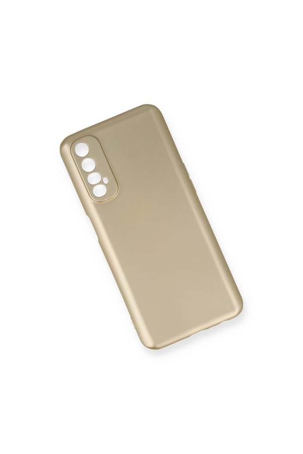 Evimdeyokyok Realme 7 Kılıf First Silikon - Gold