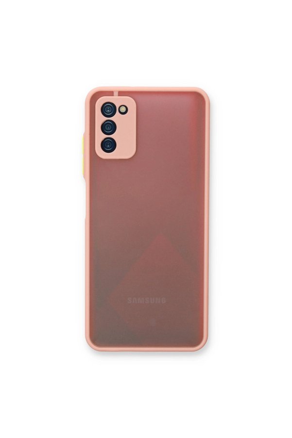 Evimdeyokyok Samsung Galaxy A03S Kılıf Montreal Silikon Kapak - Pembe