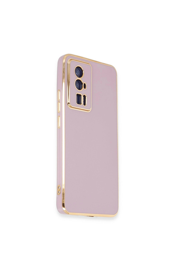 Evimdeyokyok Xiaomi Poco F5 Pro Kılıf Volet Silikon - Mor