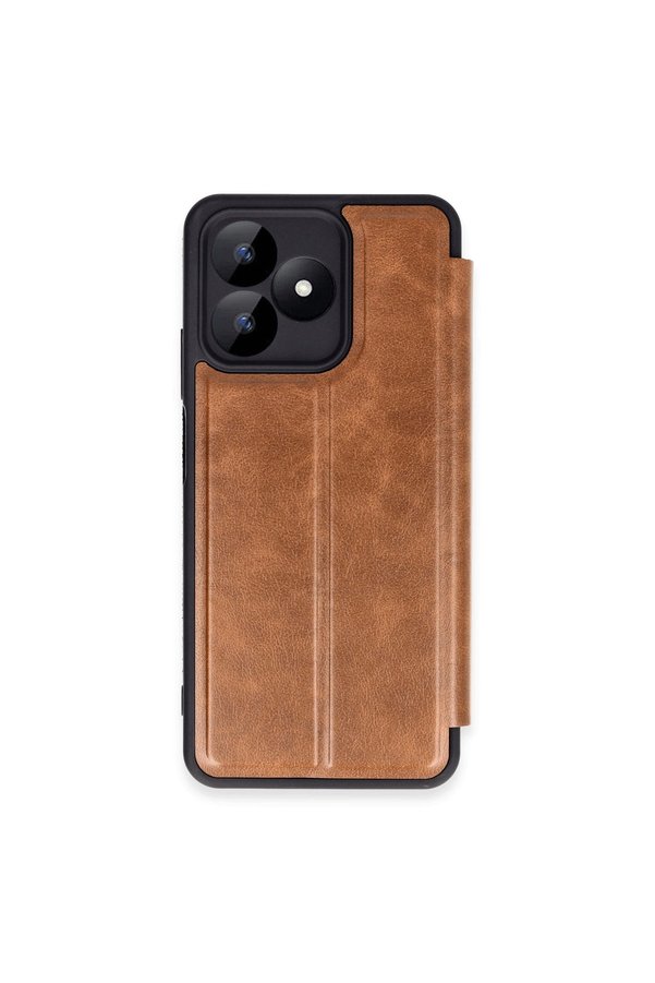 Evimdeyokyok Realme Note 50 4G Kılıf Flip Cover - Taba