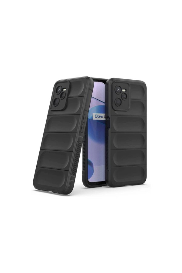 Evimdeyokyok Realme C35 Kılıf Optimum Silikon - Siyah