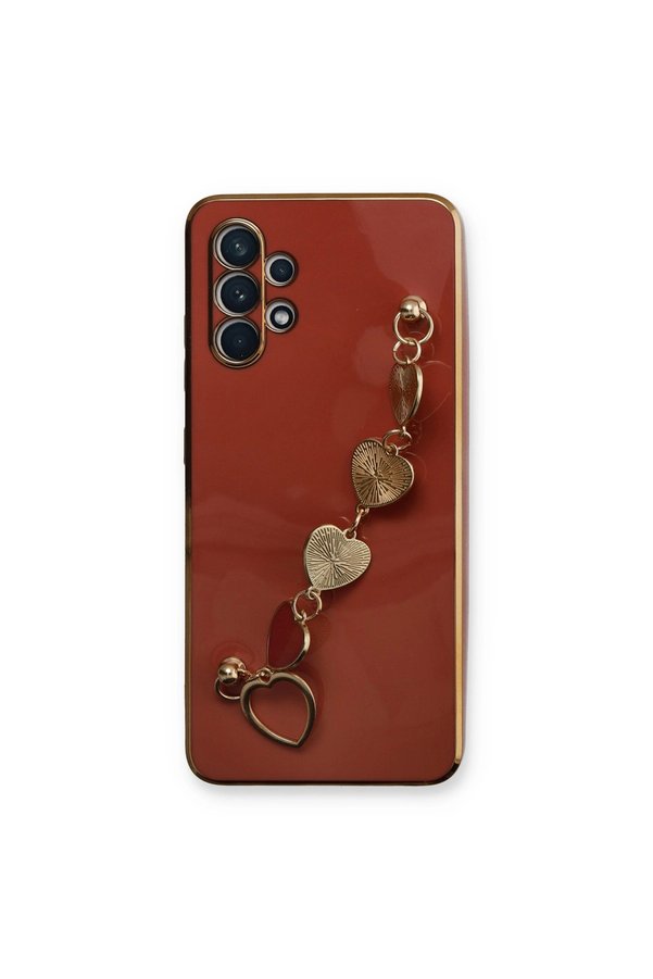 Evimdeyokyok Samsung Galaxy A32 Kılıf Esila Silikon - Kırmızı