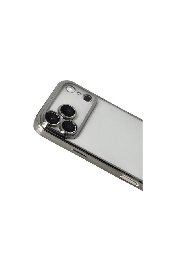 Evimdeyokyok Apple İphone 17 Pro Max Razer Lensli Silikon - Titan Gri