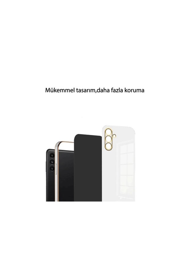 Evimdeyokyok Samsung Galaxy S25 Plus Kılıf Volet Silikon - Siyah