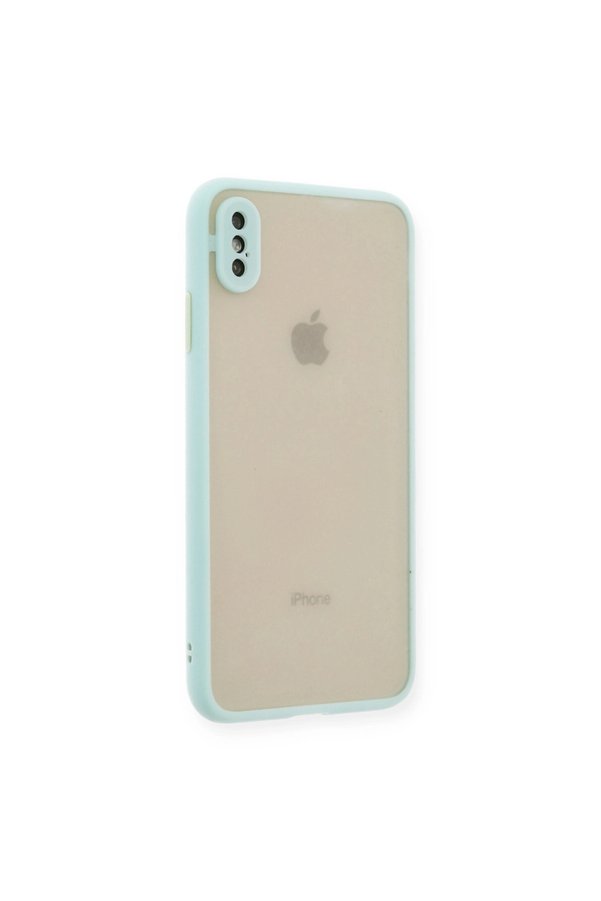 Evimdeyokyok Apple İphone Xs Max Kılıf Montreal Silikon Kapak - Turkuaz