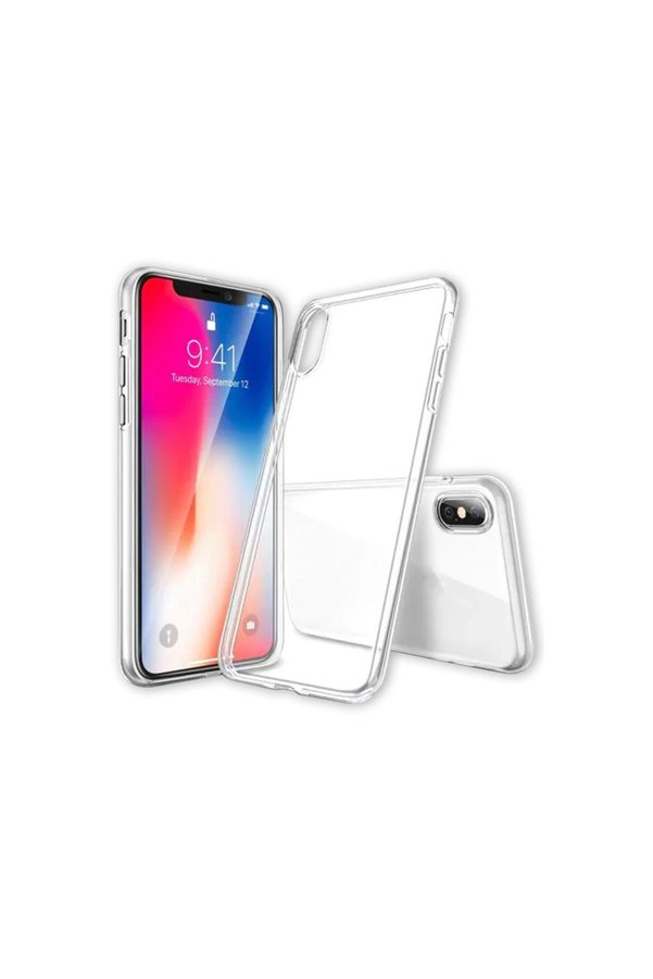 Evimdeyokyok Apple İphone X Kılıf Lüx Şeffaf Silikon