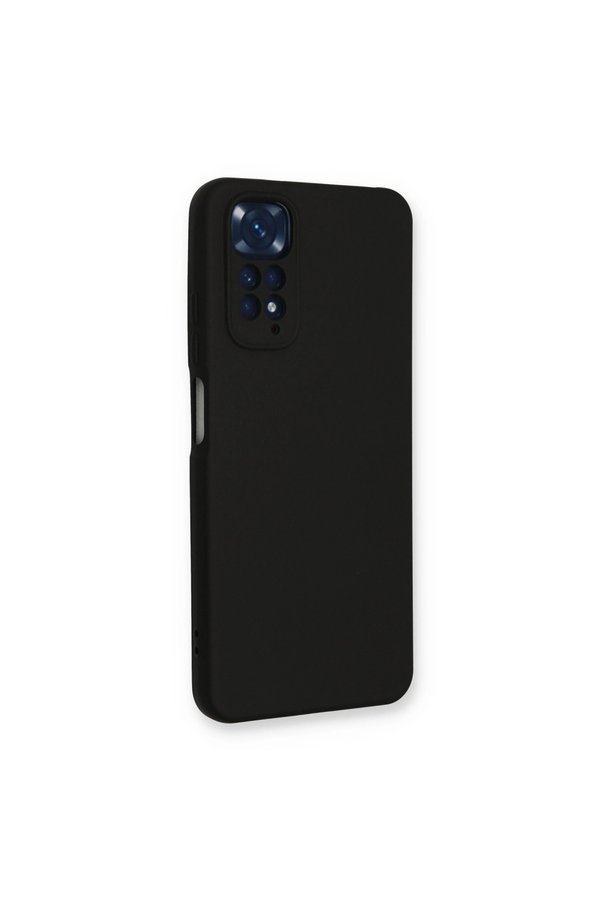 Evimdeyokyok Xiaomi Redmi Note 11 Kılıf Nano İçi Kadife Silikon - Siyah