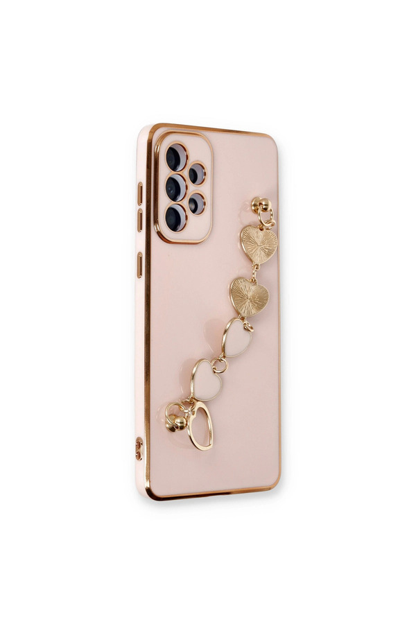 Evimdeyokyok Samsung Galaxy A53 5G Kılıf Esila Silikon - Pudra