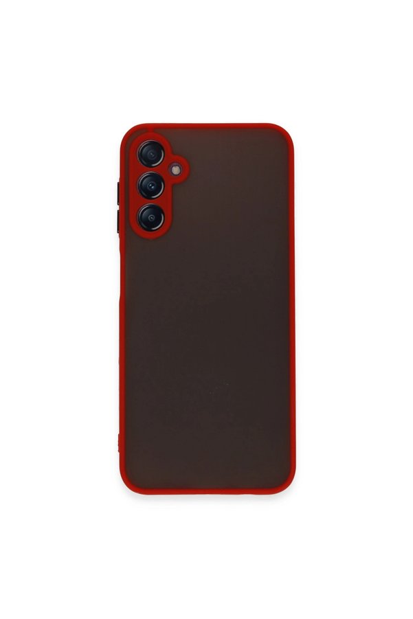 Evimdeyokyok Samsung Galaxy A14 4G Kılıf Montreal Silikon Kapak - Kırmızı
