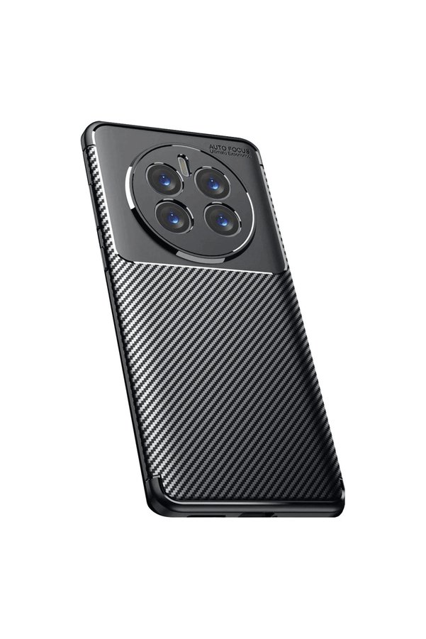 Evimdeyokyok Realme 12 Pro Plus Kılıf Auto Focus Karbon Kapak - Siyah