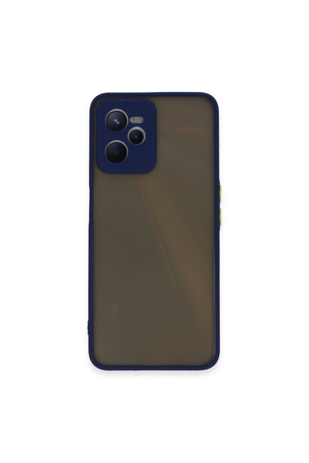 Evimdeyokyok Realme C35 Kılıf Montreal Silikon Kapak - Lacivert