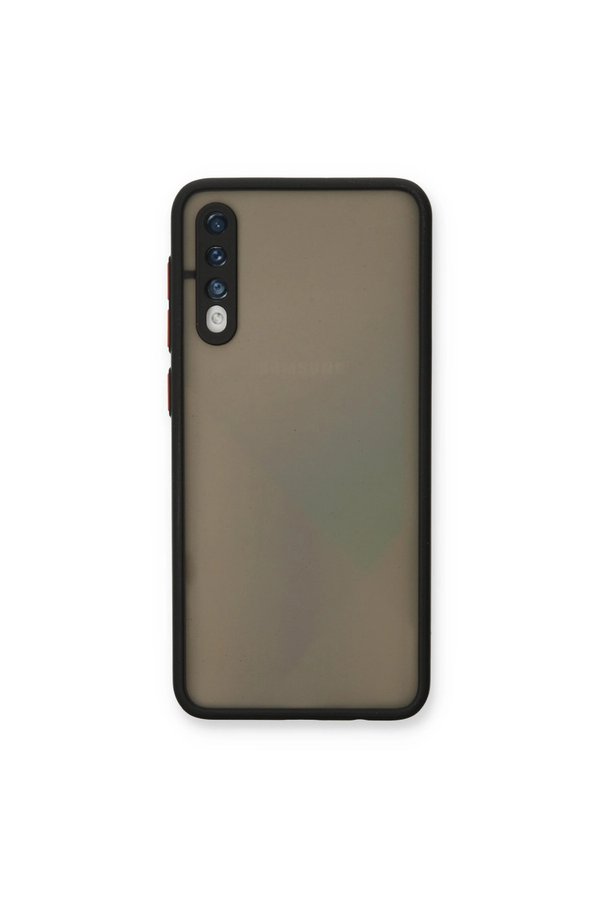 Evimdeyokyok Samsung Galaxy A30S Kılıf Montreal Silikon Kapak - Siyah