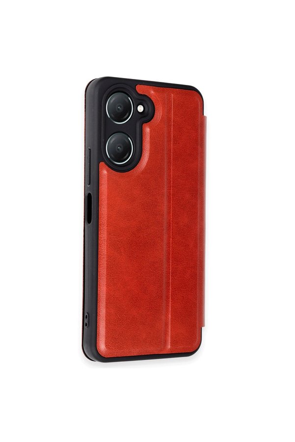 Evimdeyokyok Vivo Y18 Kılıf Flip Cover - Kırmızı