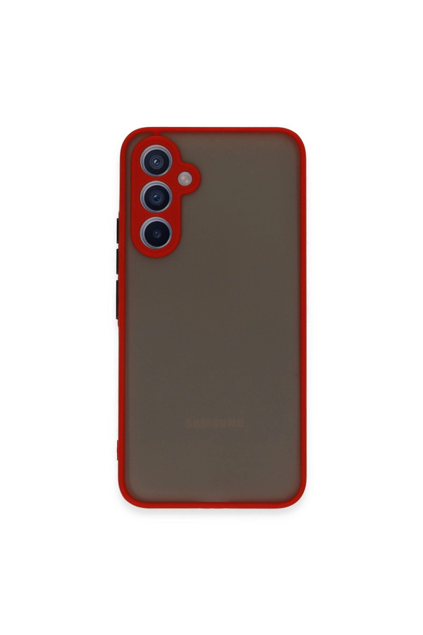 Evimdeyokyok Samsung Galaxy A54 5G Kılıf Montreal Silikon Kapak - Kırmızı