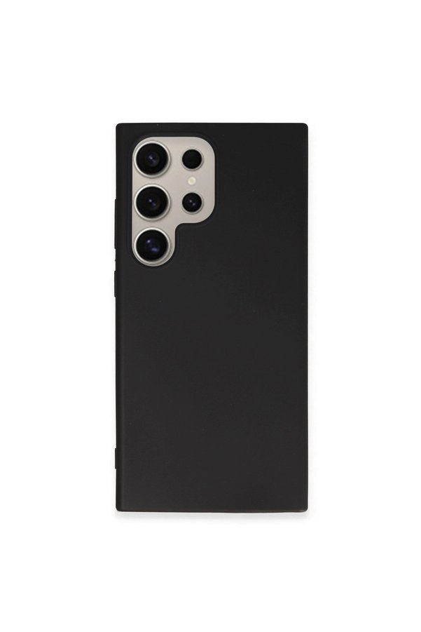 Evimdeyokyok Samsung Galaxy S24 Ultra Kılıf First Silikon - Siyah