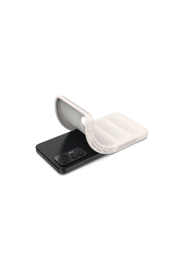 Evimdeyokyok Xiaomi Mi 12 Lite Kılıf Optimum Silikon - Krem