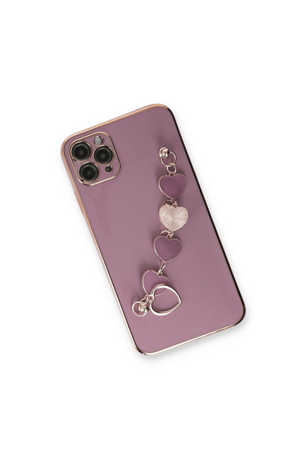 Evimdeyokyok Apple İphone 11 Pro Max Kılıf Esila Silikon - Mor