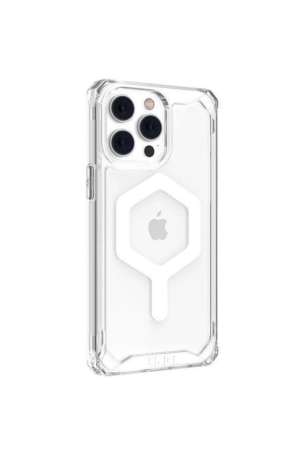 Evimdeyokyok Apple İphone 14 Pro Kılıf Uag Plyo Magneticsafe Silikon - Şeffaf
