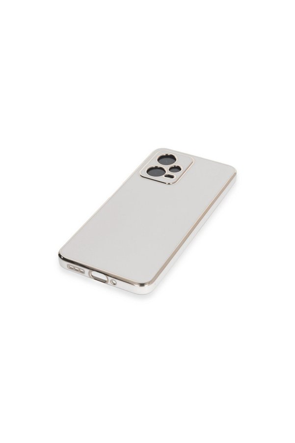 Evimdeyokyok Xiaomi Poco X5 5G Kılıf Volet Silikon - Beyaz