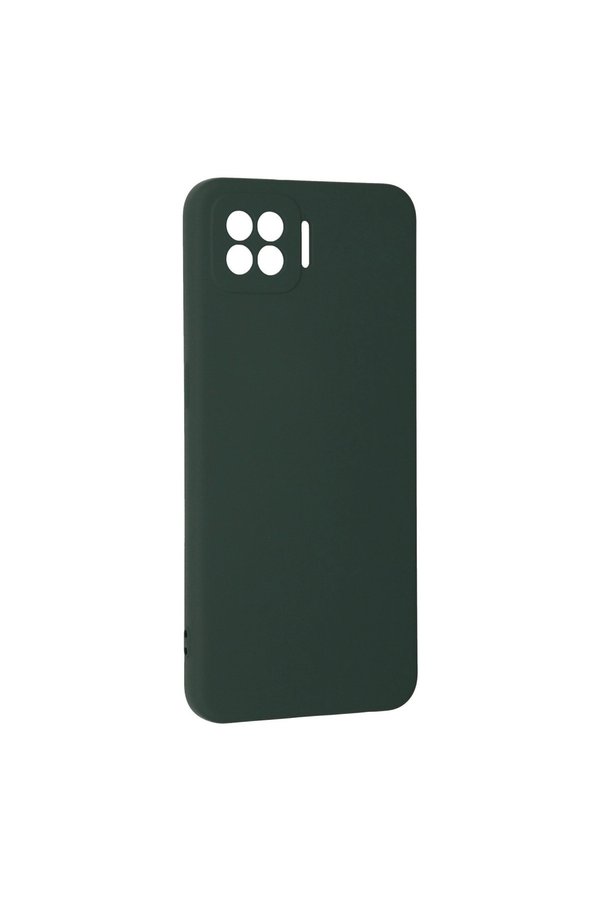 Evimdeyokyok Oppo A73 Kılıf Nano İçi Kadife Silikon - Koyu Yeşil