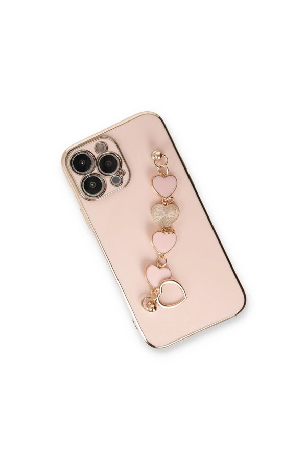 Evimdeyokyok Apple İphone 13 Pro Max Kılıf Esila Silikon - Pudra