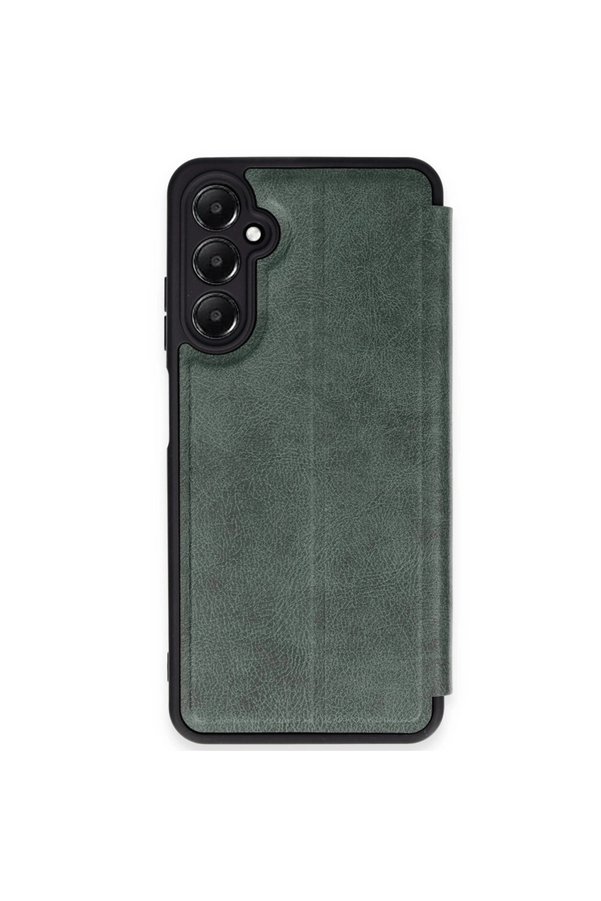 Evimdeyokyok Samsung Galaxy A35 5G Kılıf Flip Cover - Koyu Yeşil