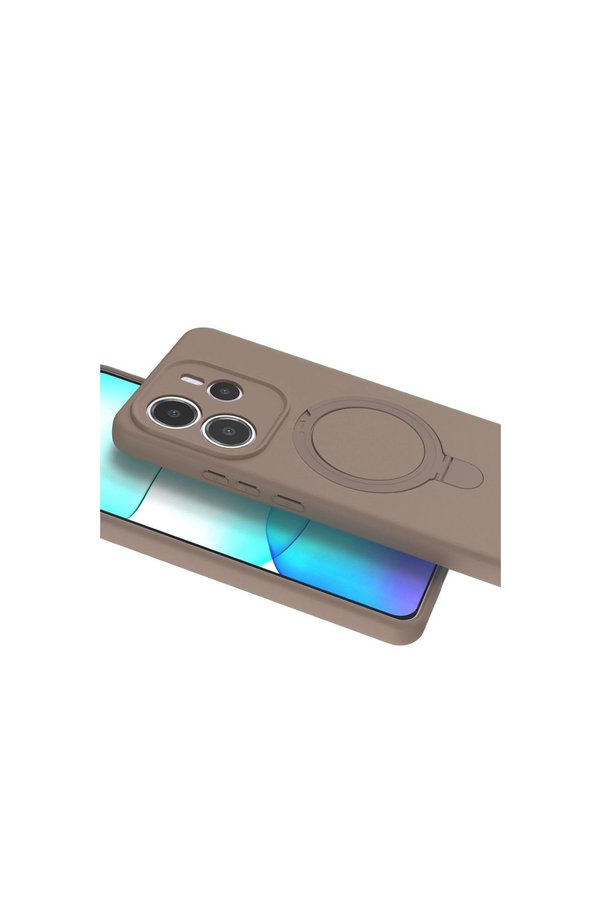 Evimdeyokyok Xiaomi Redmi Note 14 4G Regal Magsafe Standlı Kapak - Çöl Titanyum
