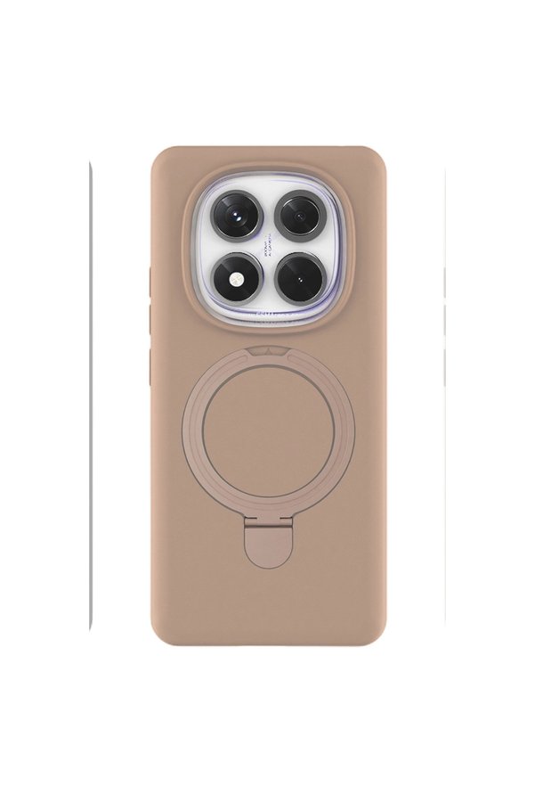 Evimdeyokyok Xiaomi Redmi Note 14 Pro 4G Regal Magsafe Standlı Kapak - Çöl Titanyum