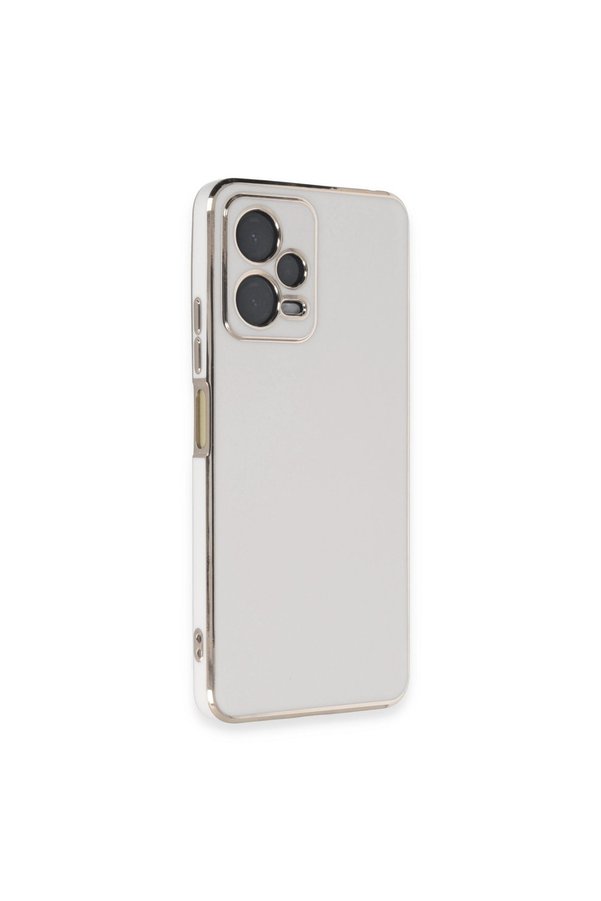 Evimdeyokyok Xiaomi Poco X5 5G Kılıf Volet Silikon - Beyaz